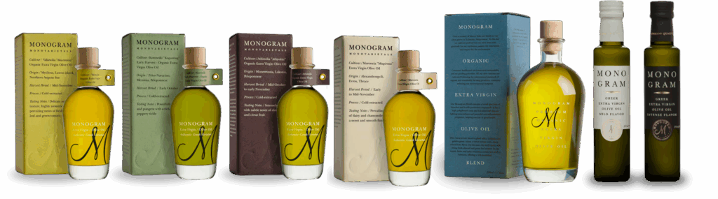 Monogram Olive Oil - EVOO - Grécia